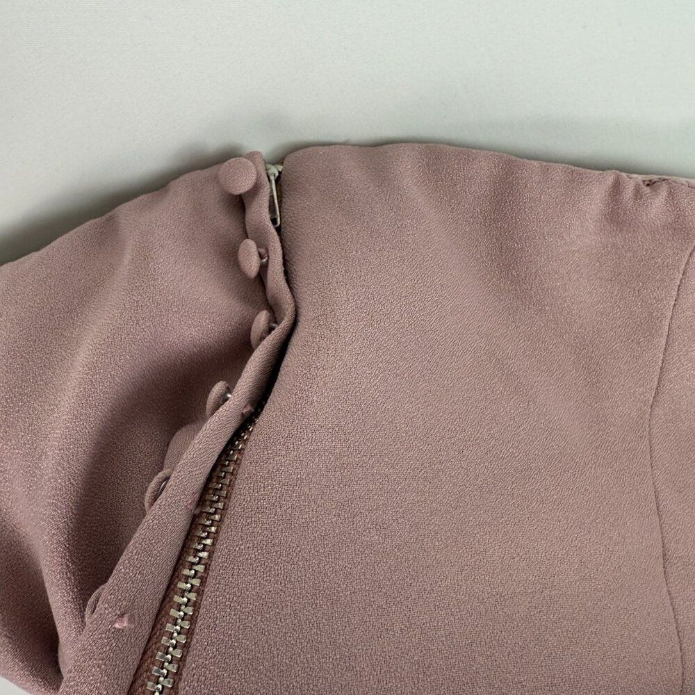 Elliatt Reception Strapless Ruffle Midi Dress Purple Pink XL - Picture 7 of 11